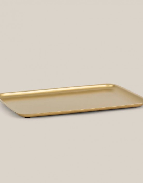 Golden Serving Tray