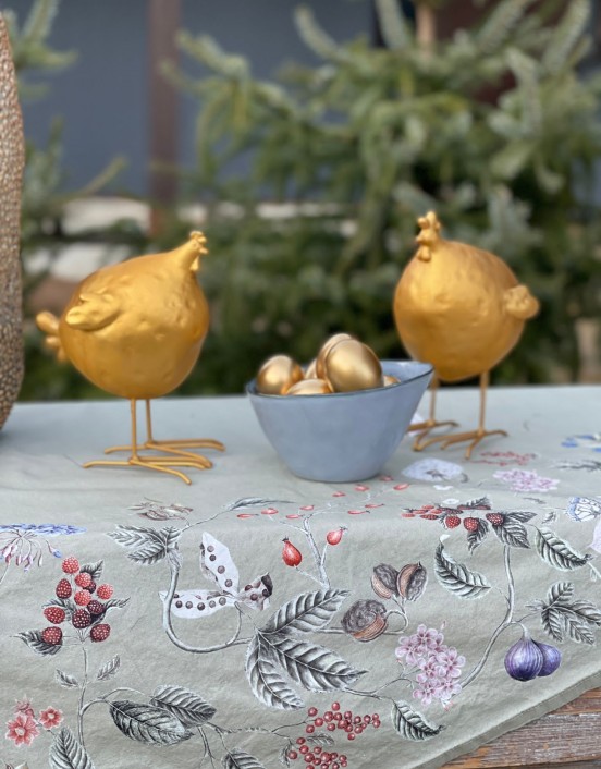 VELYKINĖ DEKORACIJA AUKSINĖ...