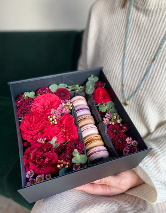 Gėlių dėžutė SALDI RAUDONA